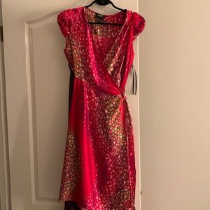 100% Silk wrap dress